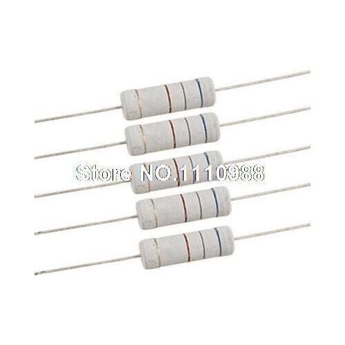 10 Pcs 5W 700V 680 Ohm Axial Lead Metal Oxide Film Resistors