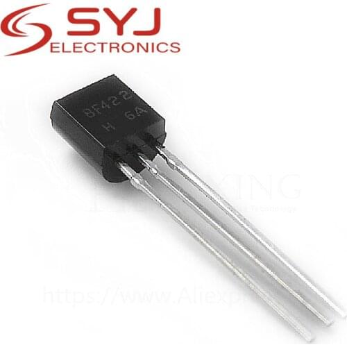 100pcs/lot BF422 in-line triode transistor TO-92 0.1A 250V NPN In Stock
