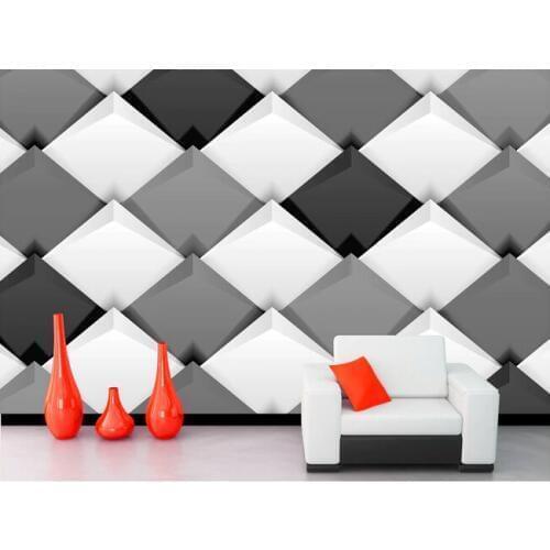 Custom 3D wallpaper, 3D geometry for the living room bedroom TV background wall vinyl wallpaper