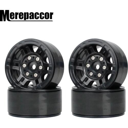 4pcs/Lot plastic 1.9 inch BEADLOCK Wheel Rims for Axial SCX10 TAMIYA CC01 D90 D110 TF2 Wheel Hub Parts