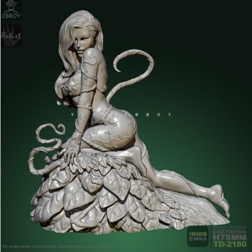 75mm Resin model kits figure beauty colorless and self-assembled TD-2180