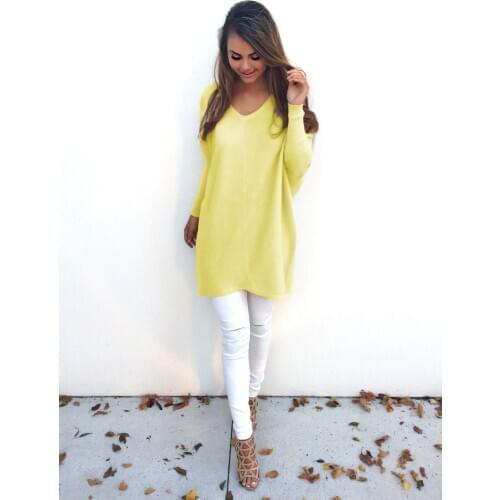 Bibihou Women's V-Neck Pullovers