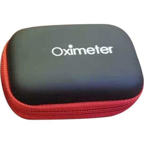 Fingertip Pulse Oximeter Bag Oximeter Storage Bag Protective Box Tool Bag EVA Oximeter Zipper Holder Reasonable Layout