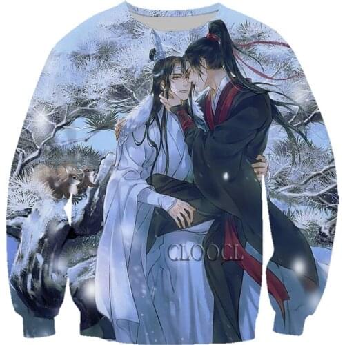 CLOOCL Newest Popular Anime Mo Dao Zu Shi Long Sleeve 3D Printed Fashion Hot Selling Men Women Street Style Tops Drop Shipping