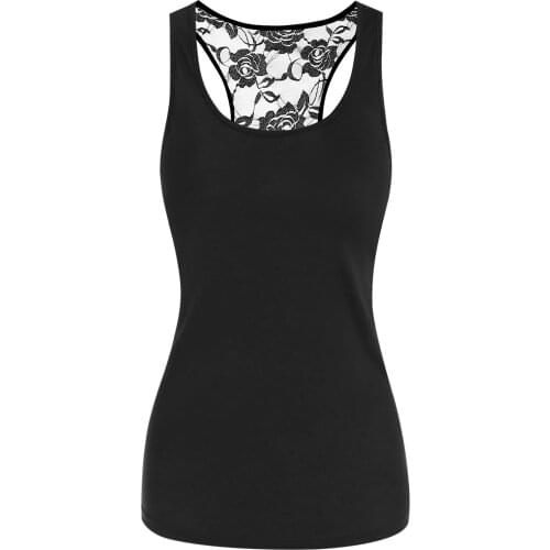 Dressfo Women's Transparent Tank Tops