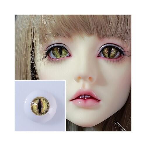 BJD doll simulation eye ball size fashion pressure eye ball 12mm14mm16mm18mm animal pupil new eye ball Vulcan red iceberg blue