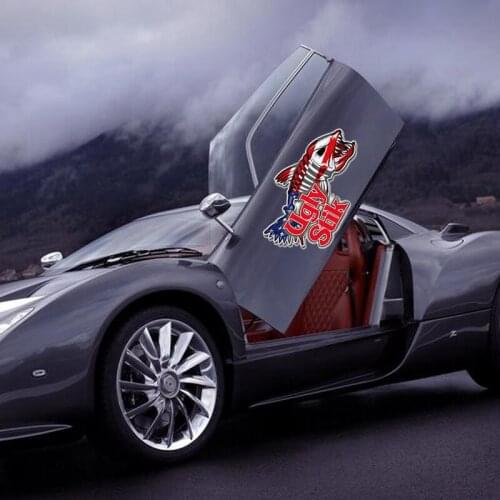 Hot Creative Ugly Stik Cartoon Oem Car Stickers Sunscreen Vinyl JDM Bumper Trunk Truck Graphics Waterproof Anime PVC