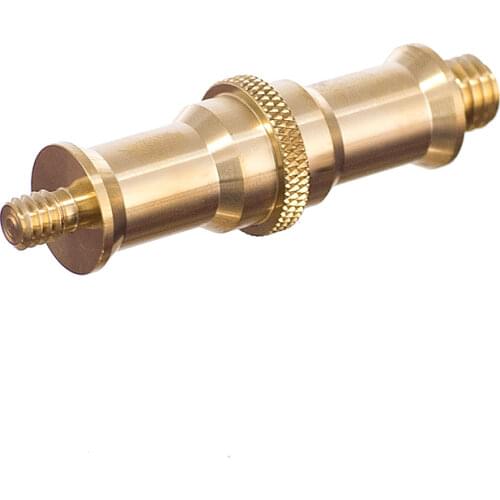 Metal Screw 3/8 to 1/4 Thread Mount Adapter Spigot for Photography Accessories for Umbrella Flash Light Tripod Brass Material