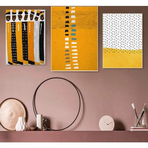 Minimalism Abstract Color Block Art Canvas Painting Wall Art Nordic Posters and Prints Wall Pictures for Living Room Decoration