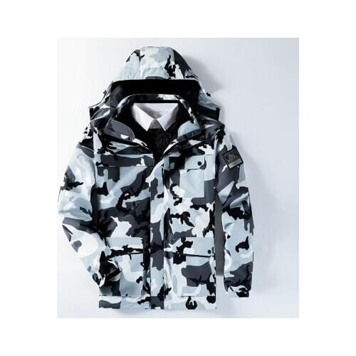 2020 New Winter Outdoor Sports Jacket Men Camping Hiking Windproof Warm Windbreaker Coat Men Fashion Casual Jacket Men