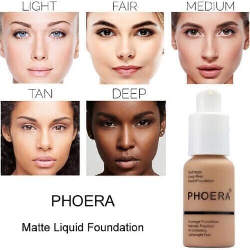 PHOERA New 30ml PHOERA Matte Oil Control Concealer Liquid Foundation Foundation Makeup 2019