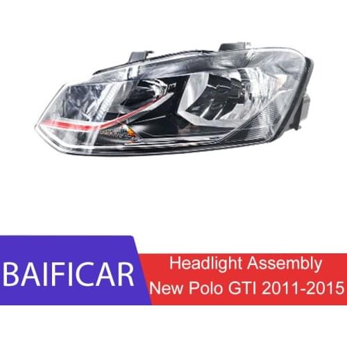Baificar Brand New Genuine Halogen Red Line Headlight Assembly 6RD941005A 6RD941006A H7 12V 55W For V.W New Polo G.TI 2011-2015