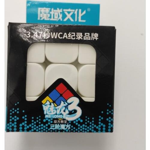 Moyu Meilong 3x3 Stickerless Cubo Magico Puzzle Twisty Eductional toy