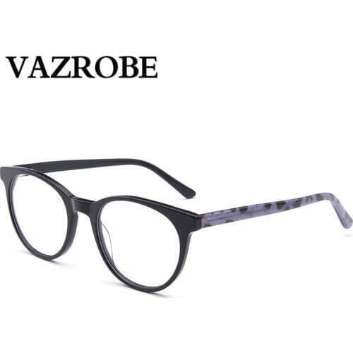 Acetate Eyeglasses Frame Men Women Oval Glasses Man Vintage Eyewear Spectacles for Prescription Myopia Optic Lens