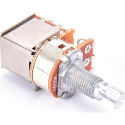 Guitar Switch Knob A500K B500K Push Pull Guitar Control Pot Potentiometer Volume Potentiometers Guitar Accessories