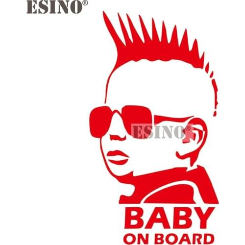 Car Styling Funny Lovely Cute Boy Baby on Board PVC 3D Carving Auto Decal Cartoon Car Sticker Bumper Body Decal Creative Vinyl