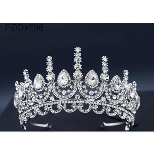 Bridal Headwear 2020 Silver Wedding Hair Accessories Crystals Rhinestones Bride Head Decorations Women Party Headband TS-J2855
