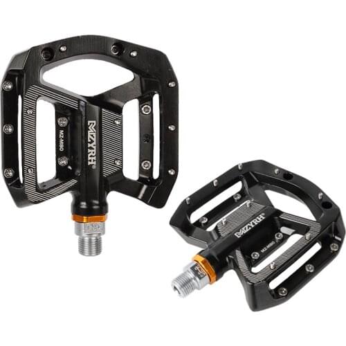 Bicycle Flat Pedal CNC Aluminum Alloy Die-Cast Needle Roller Bearing Pedal Mountain Road Bike Pedals For Cycling Bike Accessory