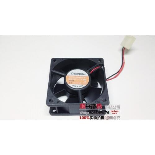 SUNON KDE1206PTS1 Server Cooling Fan DC 12V 2.3W 60x60x25mm 2-wire