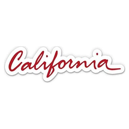Express California License Plate Style - Vinyl Sticker Waterproof Decal