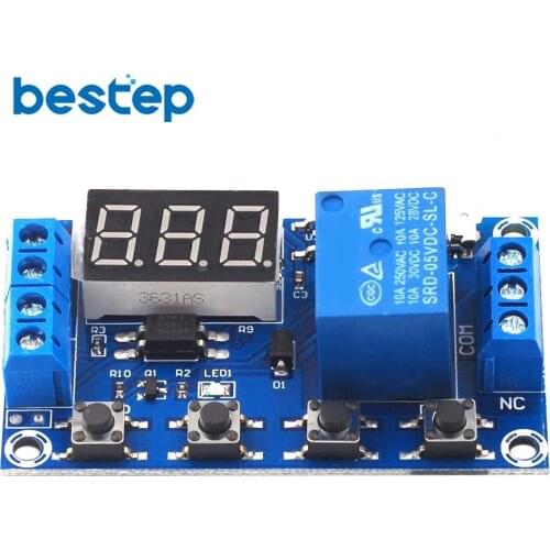 1 Channel Relay Module 6-20V Delay Power off Disconnect Trigger Delay Cycle Timing Circuit Switch Relay