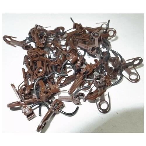 12pcs / lot 1/87 Model Train ho scale model American Universal spring coupler architectural model material Free Shipping