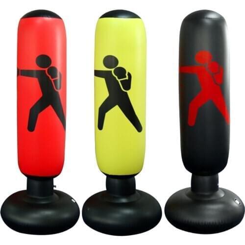 160cm Inflatable Punching Boxing Bag Fitness Punching Bag for Children Kids Tumbler Sandbag PVC Fitness Sport