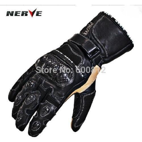 2019 new arrival German NERVE motorcycle race gloves carbon fiber leather riding gloves Drop resistance long gloves
