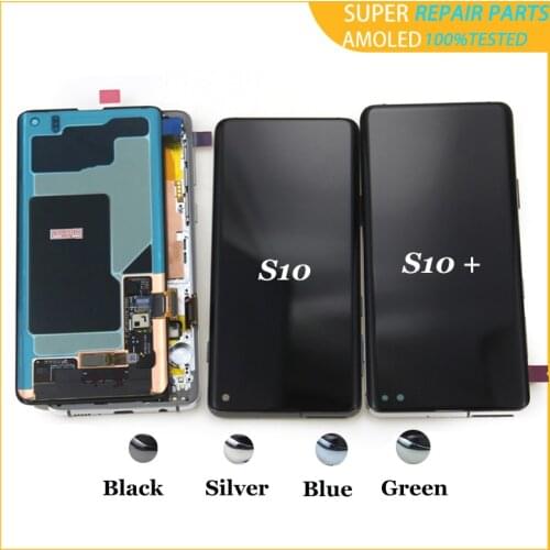3040x1440 Original AMOLED For SAMSUNG Galaxy S10 Display S10 Plus G973F G973 G975 G975F Touch Screen Digitizer Assembly