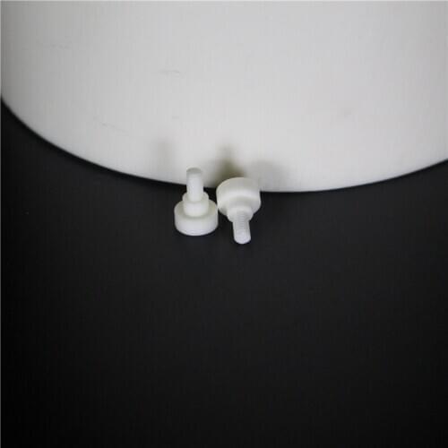 99% Al2O3 Ceramic nut m3*20 High temperature resistant screw/ Corrosion resistant screw