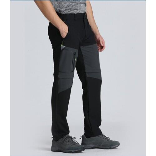 Downhill Mtb Riding Road Mountain Bike Detachable Full Length Trousers Mens Cycling Pants Breathable Loose Outdoor Sports