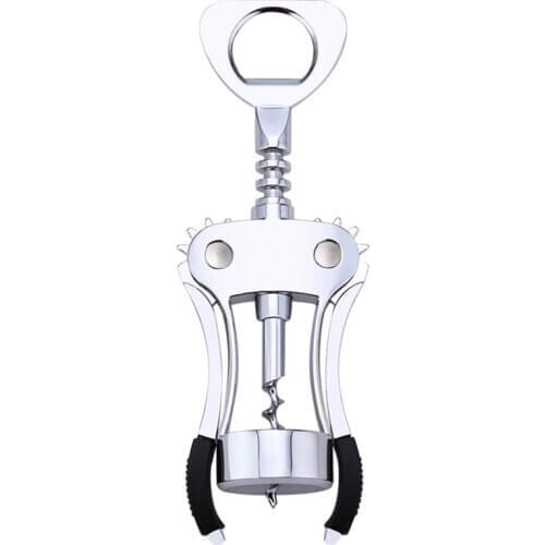 Creative Zinc Alloy Wine Bottle Opener Metal Professional Handle Pressure Corkscrew Opener Kitchen Accessories Bar Party Tools