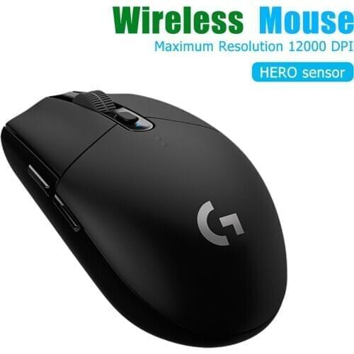 Logitech G304 Wireless Mouse LIGHTSPEED 6 Programmable Buttons USB Wireless Mouse 12000DPI Adjustable Gaming Optical Mice for PC