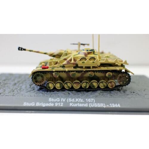 De Agostini 1/72 Scale StuG IV (Sd.Kfz.167) Brigade 912 KURLAND(USSR) - 1944 Diecast Tank for Collection