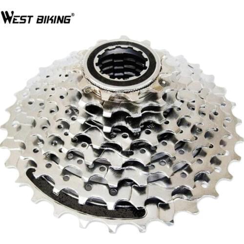 WEST BIKING Brand New Road Mountain MTB Bike Freewheel Bicycle Accessories High Quality Steel 8 Speed Cassette Flywheel Gear