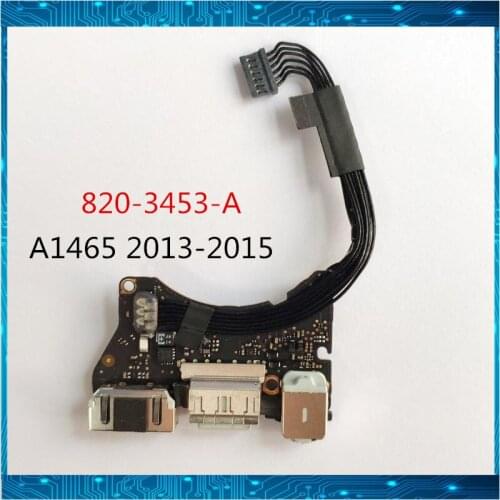 Original 820-3453-A For MacBook Air 11" A1465 I/O USB Audio Board Power DC Jack 2013 2014 2015 Year Fully Tested