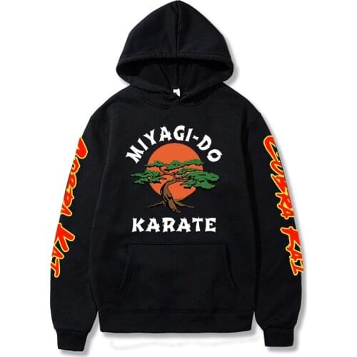 Personality Funny Cobra Kai Hoodie - Karate Kid Snake Kobra Harajuku Streetwear Long Sleeve Pullovers Plus Size