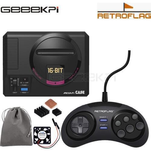 GeeekPi In Stock! Original Retroflag MEGAPi Case / Game Controller Functional Button for Raspberry Pi 3 B Plus (3B+) / 3B / 2B