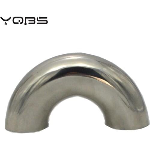 Multiple 304 Stainless Steel Sanitary Welding 180 Degree Elbow Pipe Fitting