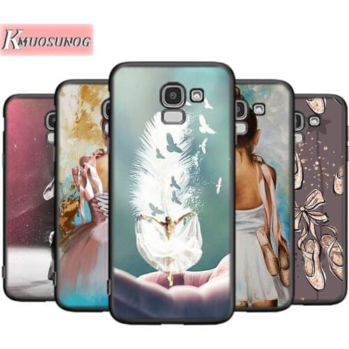 Sexy Ballet Dancing For Samsung Galaxy J8 J7 J6 J5 J4 J3 J2 Core Duo Prime Plus Star 2016 2017 2018 Soft Phone Case