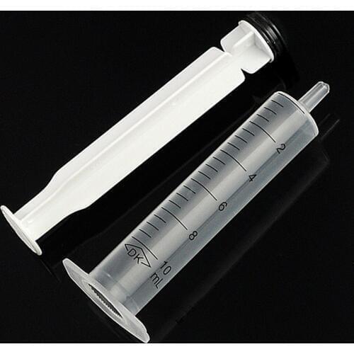 5Pcs 10ml Plastic Syringe Translucent Syringe Measuring Syringe Measuring Nutrient Hydroponics Pets Dog Feeders