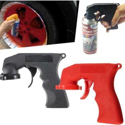 Spray Adaptor Aerosol Spray Gun Handle With Full Grip Trigger Locking Collar