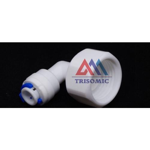 Elbow 1/4" OD Tube Quick Pushfit -1/2" Female Fitting Connection Aquarium RO Water Filter Reverse Osmosis System