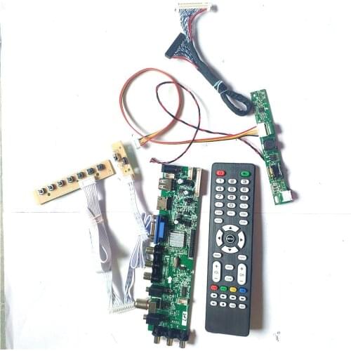 For LM230WF5-TLB1/TLC1/TLC2 DVB digital HDMI-Compatible VGA USB AV TV 3663 LVDS 30Pin universal 1920*1080 LCD Controller board