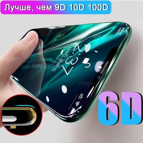 6D Tempered Glass for Xiaomi Redmi Note 9t 10 9 8 Pro 9s 7 9a 9c Mi 9 8 Lite 10t Poco X3 Nfc F3 M3 F2 Pro Glass Screen Protector