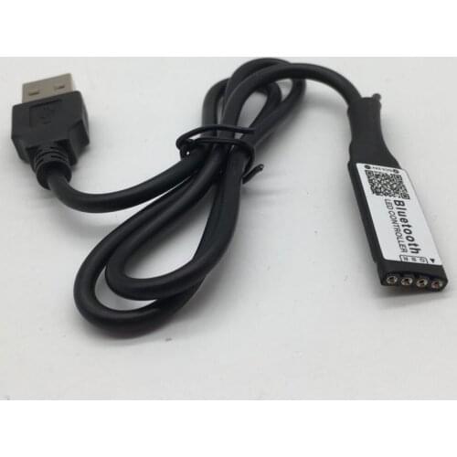 1-10pcs Mini 5V USB Wifi RGB Bluetooth-compatible Controller LED Strip Light Dimmer With 4pin RGB RGBW By IOS/Android APP