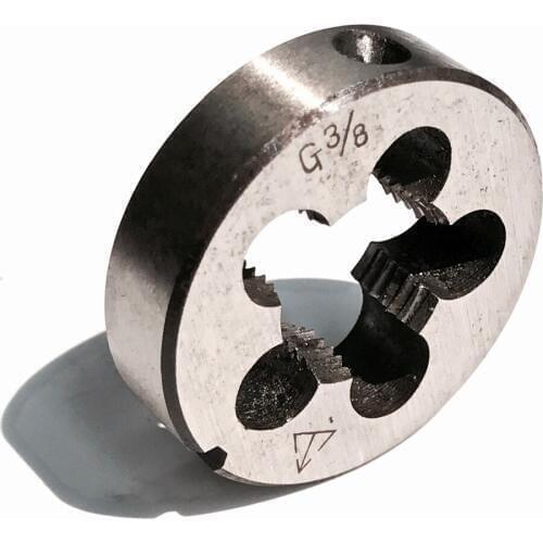 Free shipping 1PC HSS6542 made British Steel Pipe BSP machine Die G3/8-19 pipe threading die for machine threading SS steel pipe