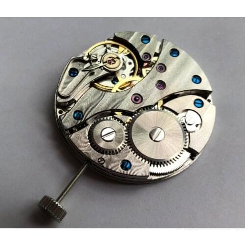 17 jewels mechanical Asian 6497 hand-winding Goose neck Movements fit for Mens watch jx03a