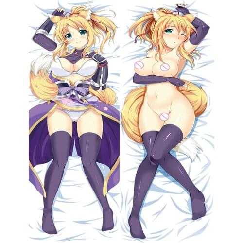 2020-July Update Japanese Anime Dog Days Yukikaze Panettone Dakimakura Pillowcase Hugging Body Throw Pillow Cover Case