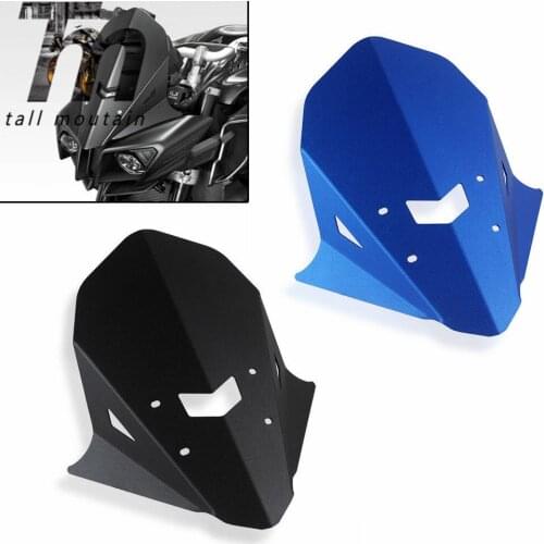 Aluminum Motorcycle Windshield For Yamaha MT10 FZ10 MT-10 FZ-10 2016 2017 2018 2019 FZ MT 10 Windscreen Fairing Wind Deflectors